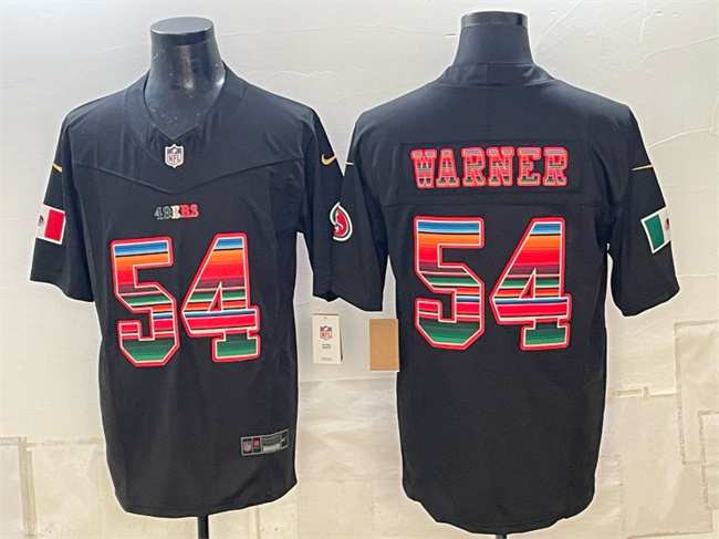 Men's Black San Francisco 49ers #54 Fred Warner F.U.S.E. Mexico Vapor Untouchabl Limited Stitched Football Jersey